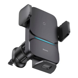 Baseus Wisdom Auto Alignment Car Mount Wireless Charger 15W (Air Outlet) / black (57983125523)
