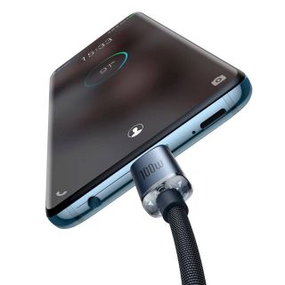 Baseus CAJY000701 Crystal Shine Series Data Cable USB-C - USB-C 100W 2m / black (57983129582)