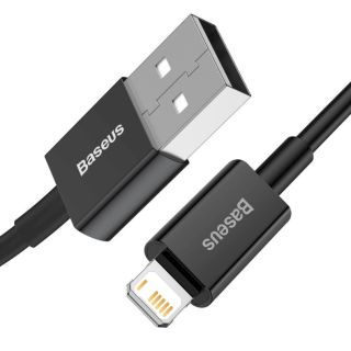 Baseus CALYS-C01 Superior Fast Charging Data Cable USB-Lightning 2.4A 2m / black (CALYS-C01)