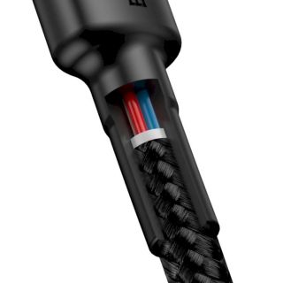 Baseus CATKLF-GG1 Cafule USB-C Cable 60W 1m / gray/black (57983119815)