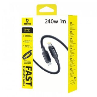 Baseus PicoGo Fast Charging Data Cable USB-C - USB-C 240W 1m / Cosmic Black (E0423300)