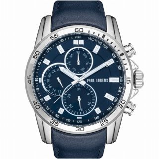 Paul Lorens Men's Watch PL9753A8-6F1 / silver (PL9753A8-6F1)