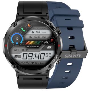 Smartwatch Gravity GT21-5 with Silicone Strap / Navy Blue (GT21-5)
