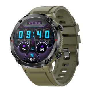 Smartwatch Gravity GT21-7 with Black Silicone Strap / black (GT21-7)