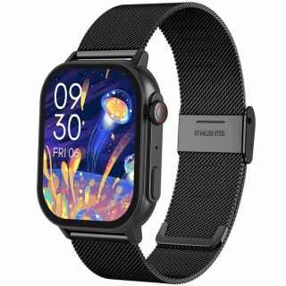 Smartwatch Gravity GT15-1 Silicone Strap + Black Bracelet / black (GT15-1)