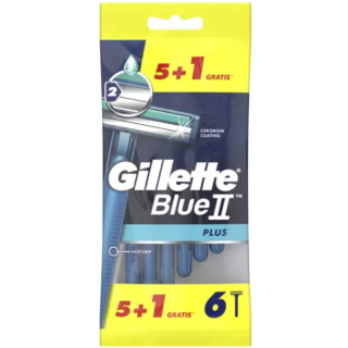 Gillette Blue II Razor 6pcs (3014260294250)