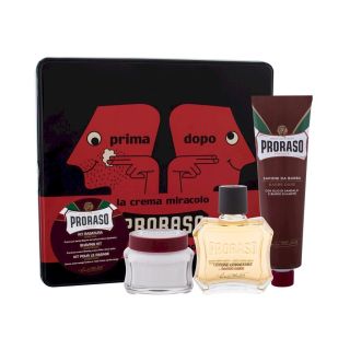 PRORASO Red After Shave Lotion Aftershave Water 100ml (8004395003655)