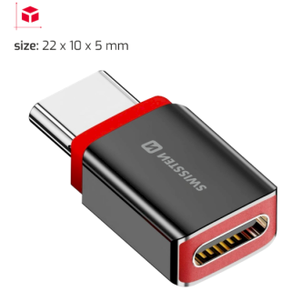 Swissten DataGUARD Charging Adapter with Data Blocking USB-C to USB-C (73501220)