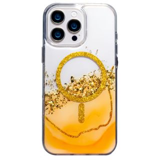 Mocco Epoxy Mag Back Case for Apple iPhone 13 / 14 (MO-EMC-IP-13-OR)