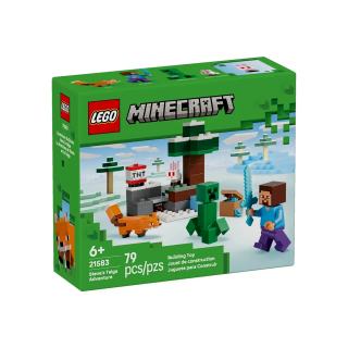LEGO 21583 Minecraft Steven Adventure in Taiga Forest Building Set (21583)