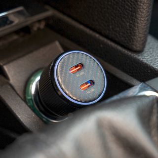 Swissten PD Mini 2x USB-C Car Charger 20W (20111904)