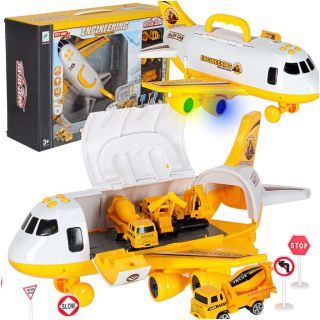 RoGer Transporter aircraft with 3 construction vehicles (5903039704121)