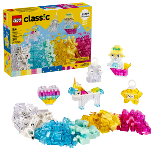 LEGO 11040 Classic Transparent Bricks Building Set (11040)