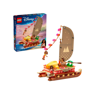 LEGO 43270 Disney Princess Moana Adventure Canoe Building Set (43270)