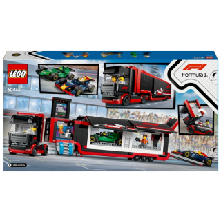 LEGO CITY 60445 F1 - Truck with RB20 & AMR24 F1 Cars Constructor (60445)
