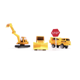 RoGer Transporter aircraft with 3 construction vehicles (5903039704121)