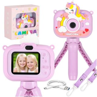 RoGer Digital camera for children on a tripod Unicorn (5903039770263)