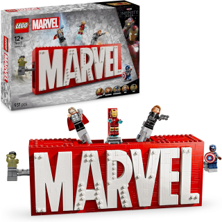 LEGO 76313 Marvel Logo & Minifigures Building Set (76313)