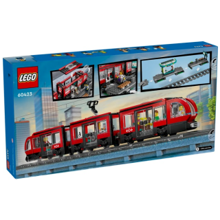 LEGO CITY 60423 Downtown Streetcar and Station Constructor (60423)