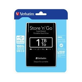 Verbatim External HDD Store & Go 1TB Black (53023)