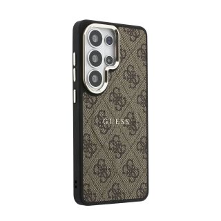 Guess PU Leather 4G Gold Frame Magnetic Case for Samsung Galaxy S26 Ultra (GUHMS26LP4MSEGCW)