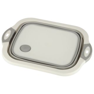 RoGer Foldable 4in1 Silicone Bowl With Board And Drain (5903039767423)