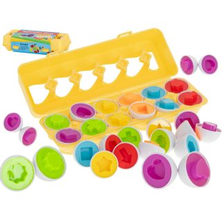 RoGer Educational Puzzle Toy “Eggs” 12pcs (5903039721395)