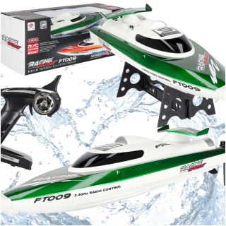 RoGer RC High‑Speed Remote Control Boat FT009 Green (5903039709485)