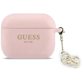 Guess 4G Charm Silicone Case for Apple AirPods Pro 3 (GUAP3LECG4P)