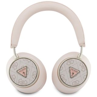 Guess 4G Triangle Logo ENC Wireless Headphones Pink (GUBHC15P4MRCTP)
