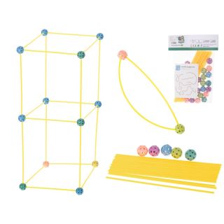 RoGer Construction Kit With Tubes And Balls 75pcs (5903039725461)