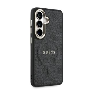 Guess PU Leather 4G Gold Frame Magnetic Case for Samsung Galaxy S26 (GUHMS26SP4MSEGCK)