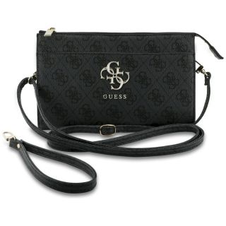 Guess 4G Metal Logo Mobile Phone Clutch Black (GUWPO5P4GP4GLK)