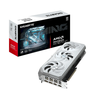 Gigabyte Radeon RX 9070 XT Gaming OC ICE Graphics card 16GB GDDR6 (GV-R907XGAMINGOCICE-16GD)