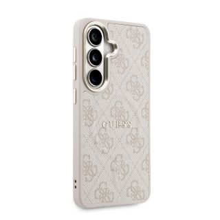 Guess PU Leather 4G Gold Frame Magnetic Case for Samsung Galaxy S26 (GUHMS26SP4MSEGCP)