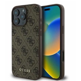 Guess GUHCP16LG4GFBR Back Case for Apple iPhone 16 Pro (GUHCP16LG4GFBR)