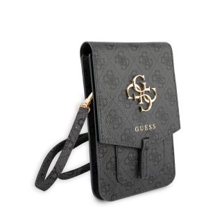 Guess PU 4G Metal Logo Phone Bag / Grey (GUWBG4GFGR)