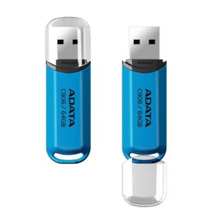 Adata C906 USB 2.0 Flash drive 64GB Blue (AC906-64G-RWB)