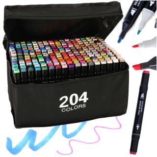 RoGer Double-sided alcohol markers 204pcs. (RO5123-5)