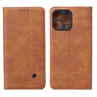 Mocco Smart Seam Book Case for Apple iPhone 17 (MO-SMS-IP-17-BR)