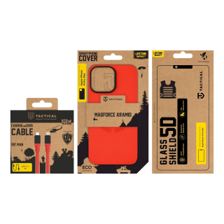 Tactical Red Limited Edition Combo Protective Set for Apple iPhone 14 Pro Max / red (TA-57983125195)