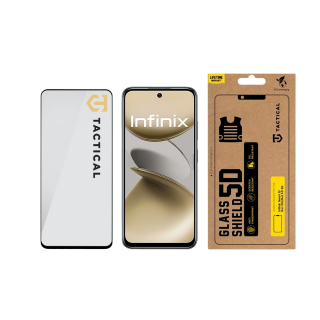 Tactical Glass Shield 5D for Infinix Hot Smart 9/Hot 50i/Hot 50 5G / black (TA-57983124727)