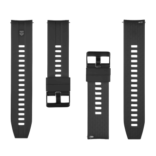 Tactical Quick Release Silicone Band 22mm / black (TA-57983125841)