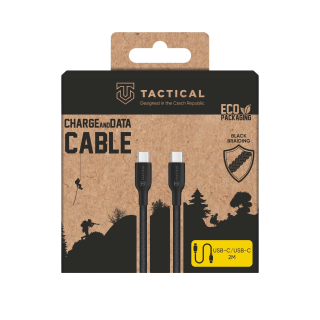 Tactical Stitch Thread USB-C/USB-C Cable 2m / black (TA-57983126596)