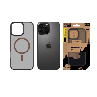 Tactical MagForce Hyperstealth 2.0 Cover for iPhone 16 Pro Max / black/Moucha Moose (TA-57983125828)