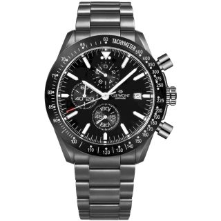 Giewont Chronograph Sapphire Men’s Watch / black (GW8720-B1)