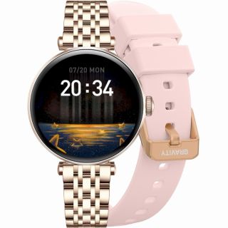 Smartwatch Gravity / Rose Gold-Silver Pink, 2 Straps, GT26-4 (GT26-4)