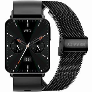 Smartwatch Gravity with 2 Straps GT17-7 / black (GT17-7)