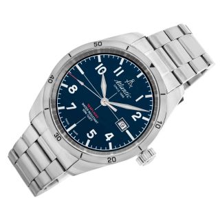 Atlantic Seaflight Men's Watch 70356.41.55 / silver (70356.41.55)