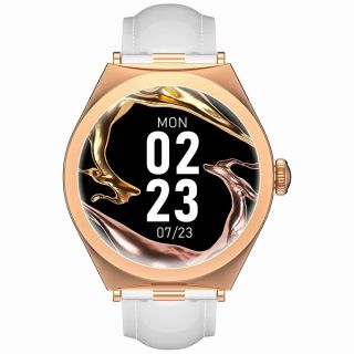 Smartwatch Gravity / rose gold-white (GT25-5)